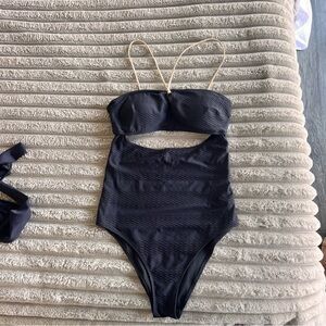 Aerie Black One Piece Swimsuit